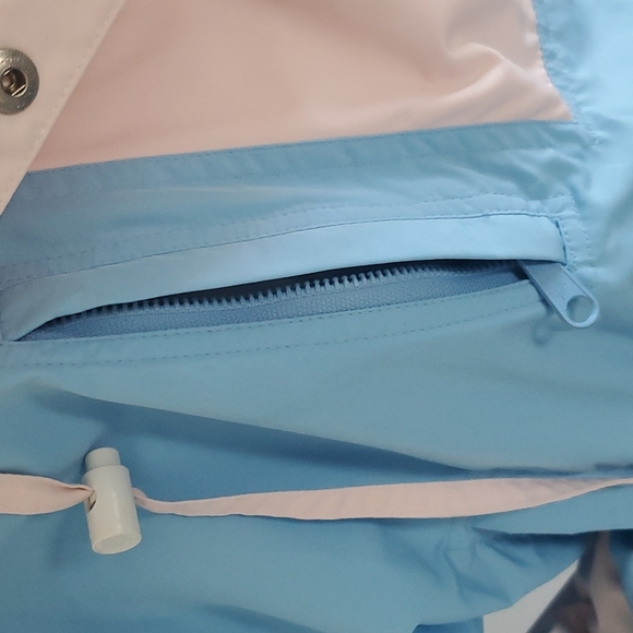 Pink and blue pullover jacket w size 10 - Picture 6 of 9